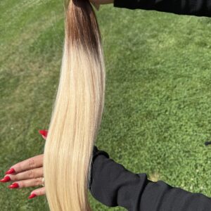 Ombre Hot Choco Natur Baby Blonde Flexi-Tip póthaj