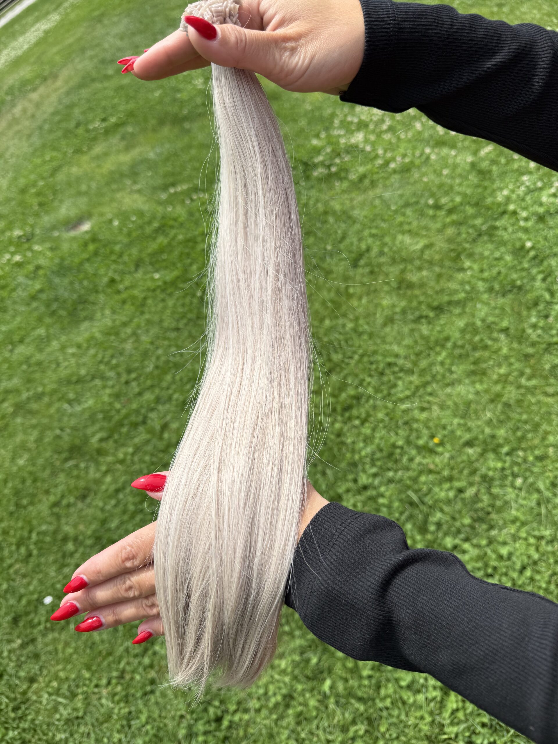 Platinum Praline keratinos póthaj 45cm