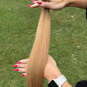 Medium Golden Blonde keratinos póthaj