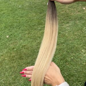 Ombre Dark Choco/Sand Blonde keratinos póthaj