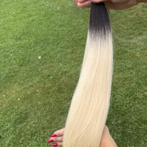 Ombre Midnight/Natur Baby Blonde keratinos póthaj